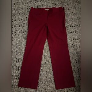 LOFT Vibrant Red Pants